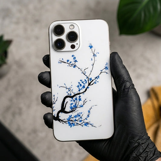 Blue Blossom Transparent Skin
