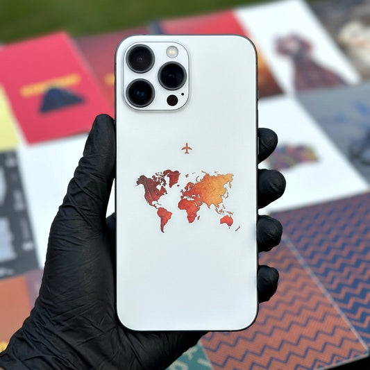 Wanderlust World Map Transparent Skin