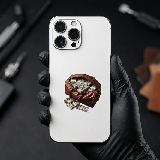 Money Bag Hustle Transparent Skin