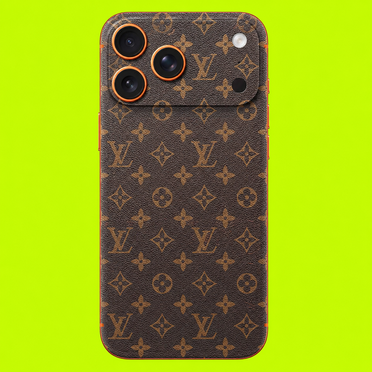  Louis Vuitton Brown Monogram Leather Skin