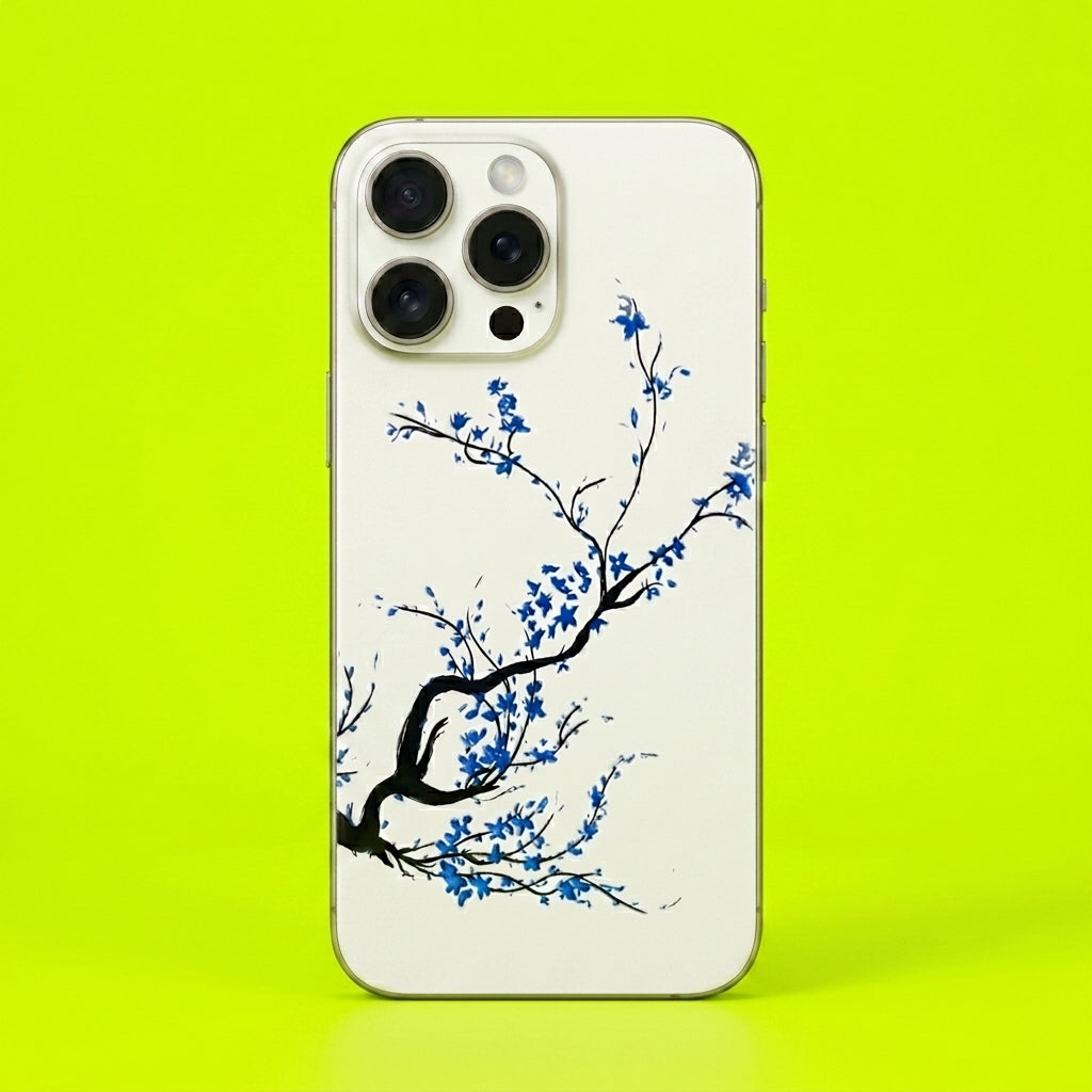 Blue Blossom Transparent Skin
