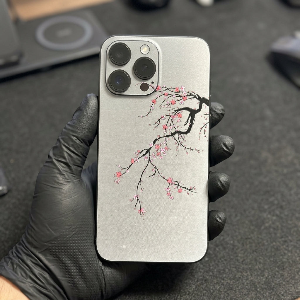Pink Blossom Transparent Skin