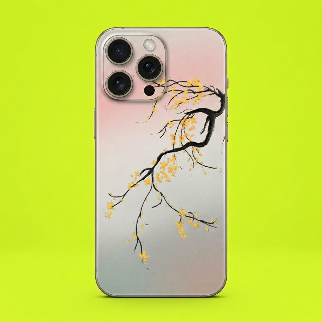 Yellow Blossom Transparent Skin
