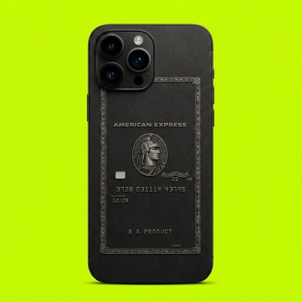 Midnight Black American express Skin