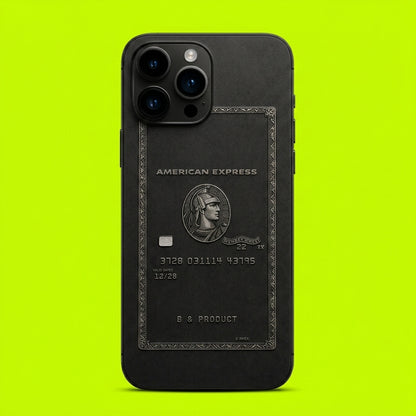 Midnight Black American express Skin