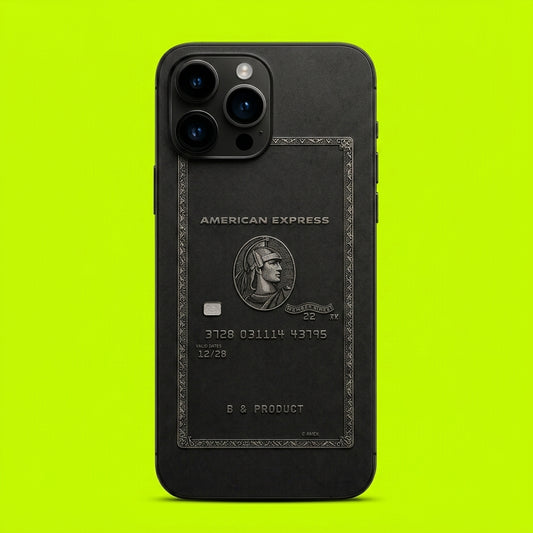 Midnight Black American express Skin