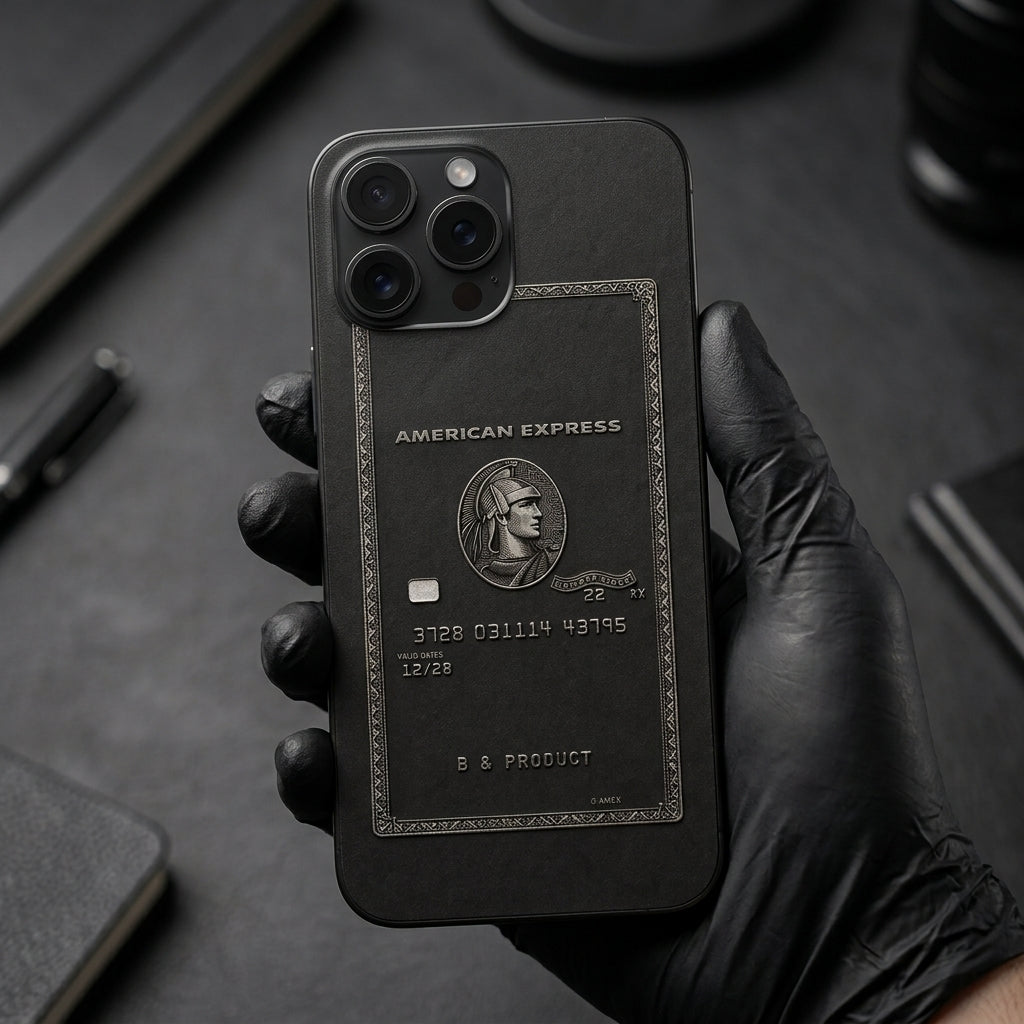 Midnight Black American express Skin