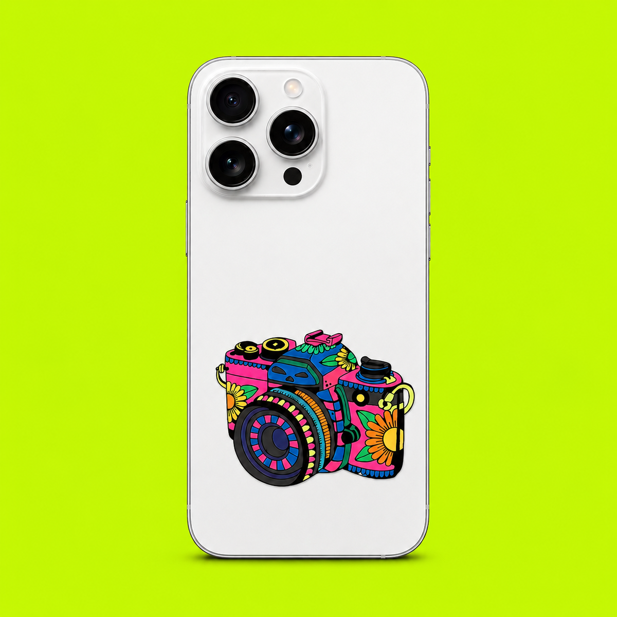 Retro Pop Camera Transparent Skin