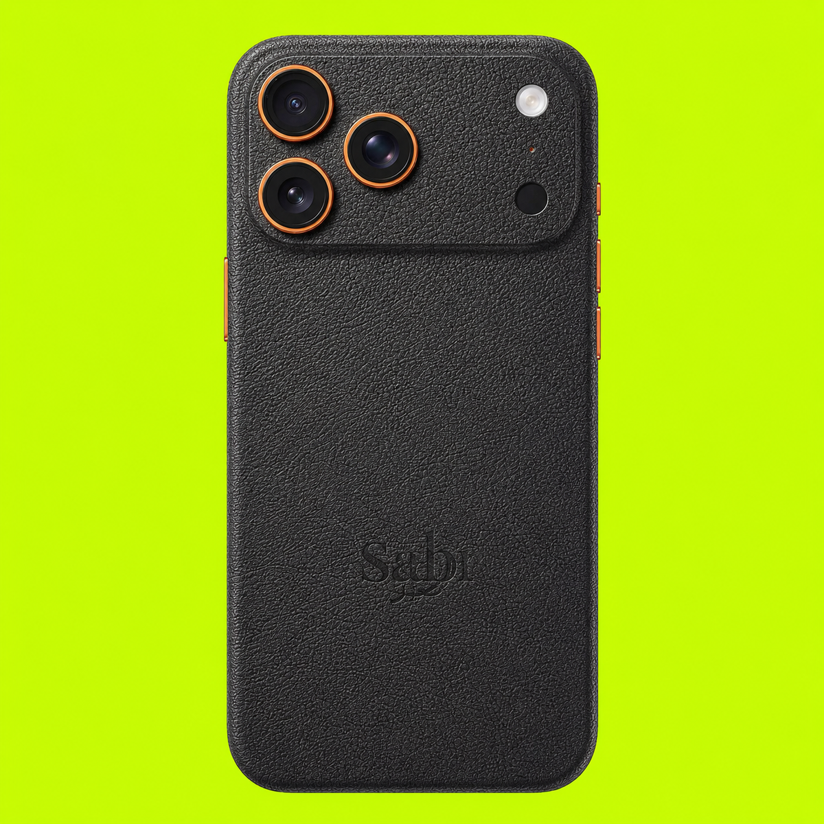 Deep Black Sabar Leather Skin