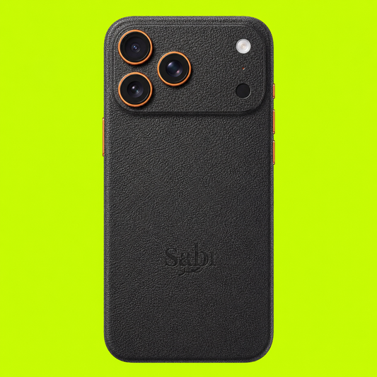 Deep Black Sabar Leather Skin