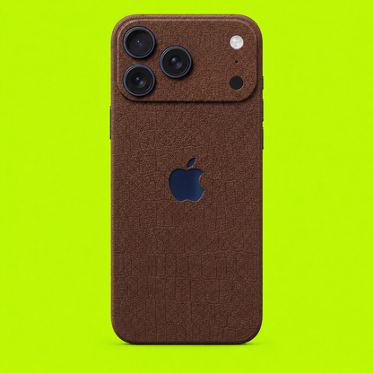 Dark Brown Leather Skin