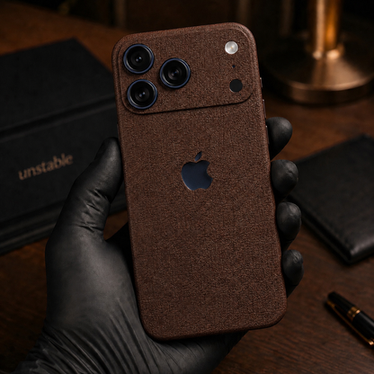 Dark Brown Leather Skin