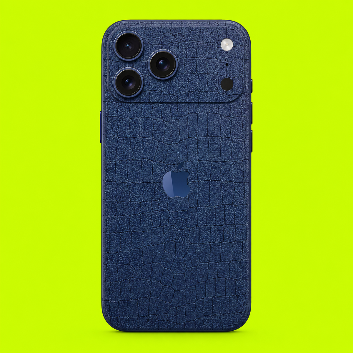 Deep Navy Blue Leather Skin