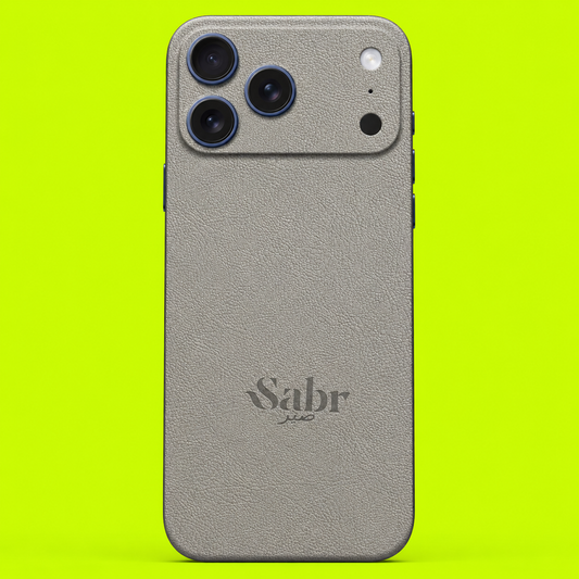 Stone Grey Sabar Leather Skin