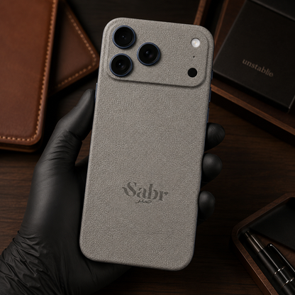 Stone Grey Sabar Leather Skin
