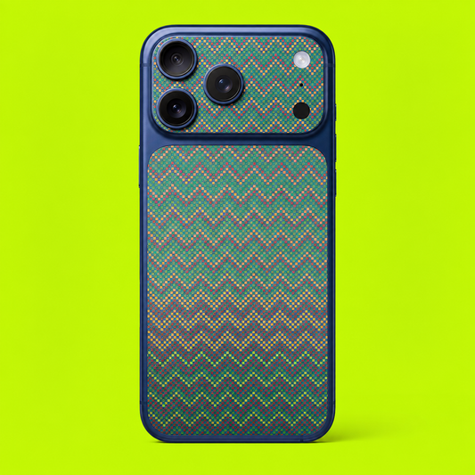 Emerald Zigzag Fabric Skin