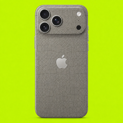 Silver Grey Leather Skin