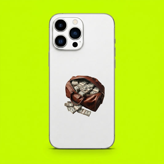 Money Bag Hustle Transparent Skin