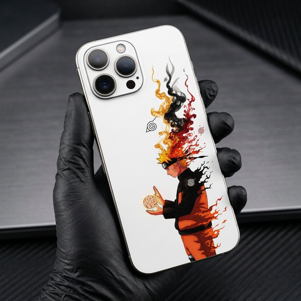 Naruto Flame Rasengan Transparent Skin