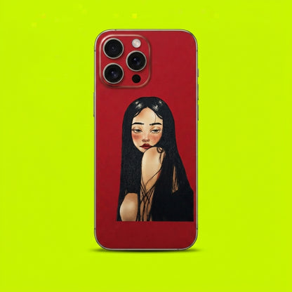 Crimson Portrait Girl Skin
