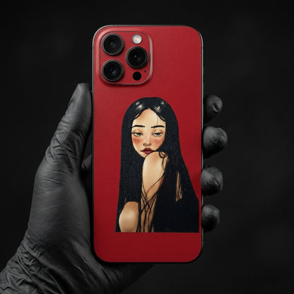 Crimson Portrait Girl Skin