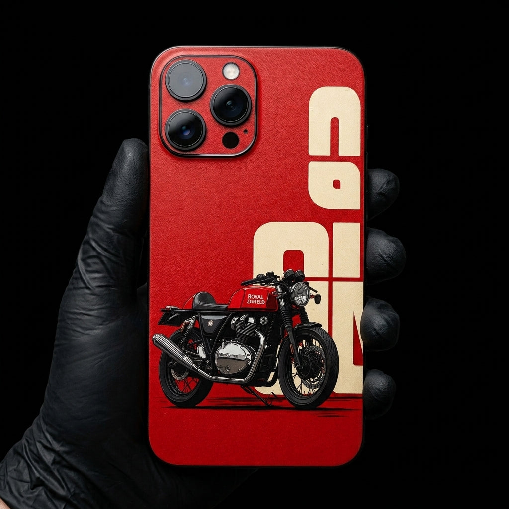 Royal Enfield Retro Red Skin